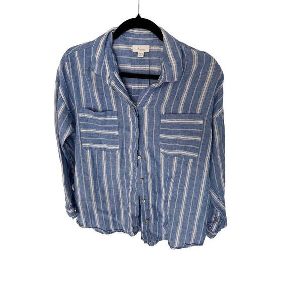 J.Jill Tops - J. Jill Love Linen Top Size Small – Lightweight Summer Coastal Style​